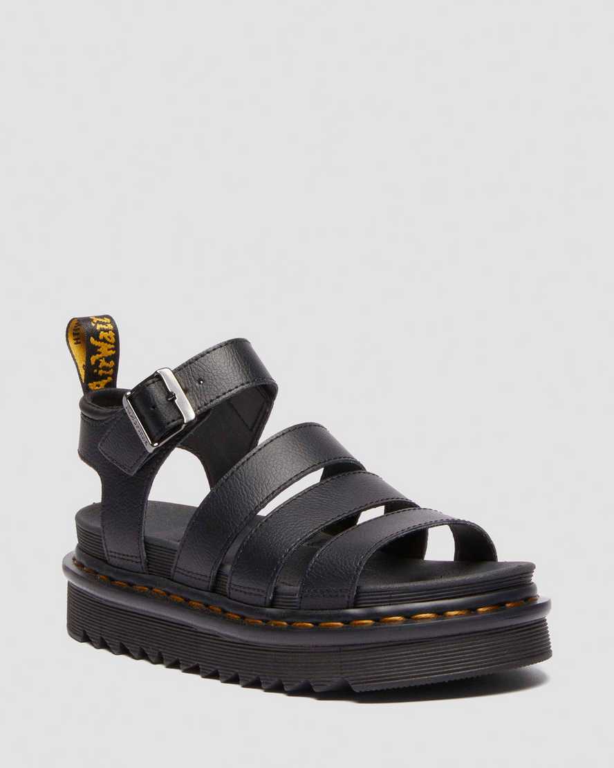BLAIRE Athena Leather Strap Sandals