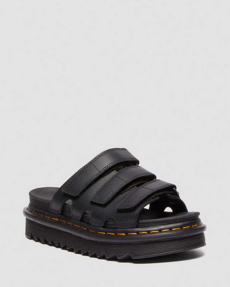 RAINE SLIDE Athena Leather Sandals