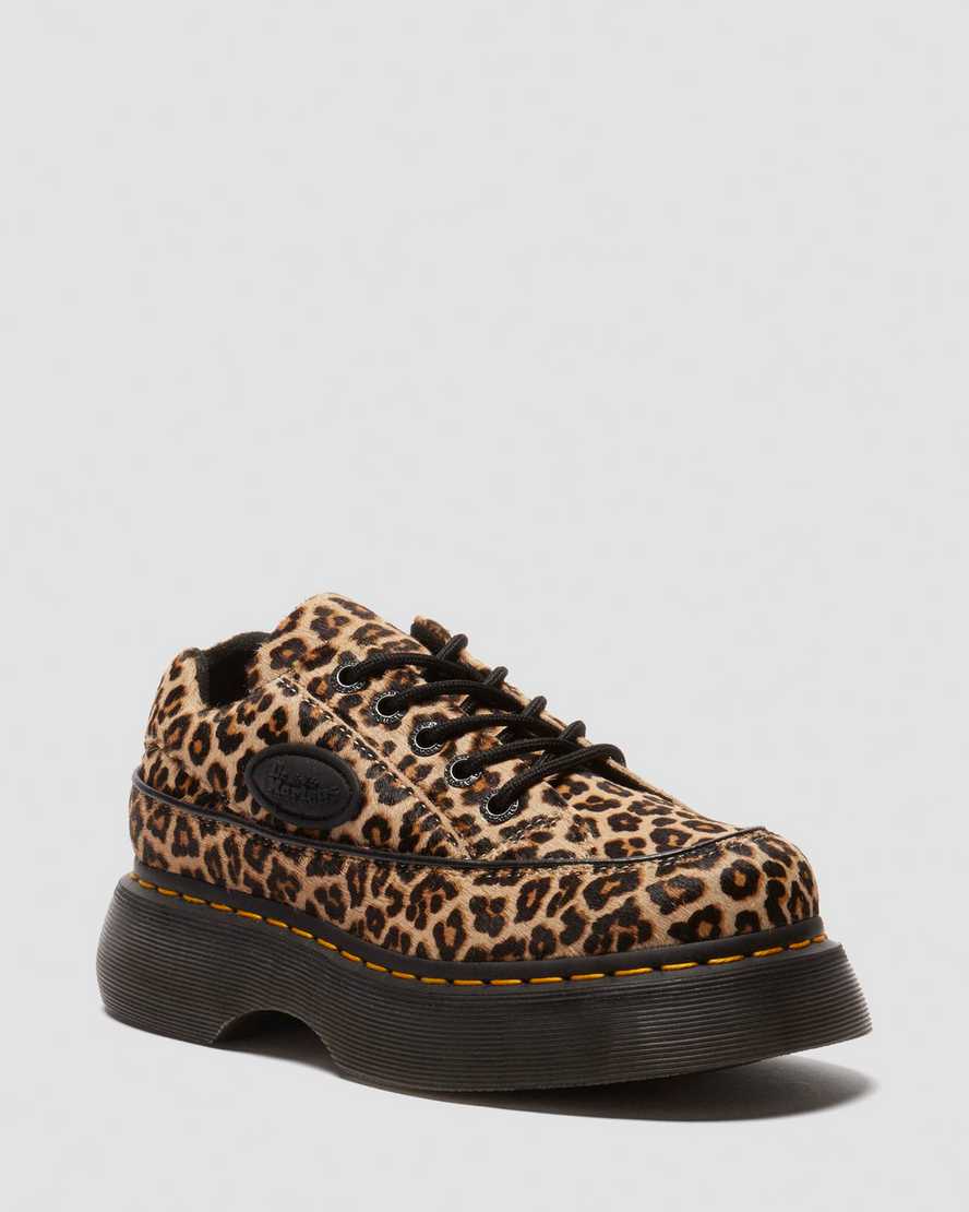 BUZZ 5-Eye Leopard Shoes