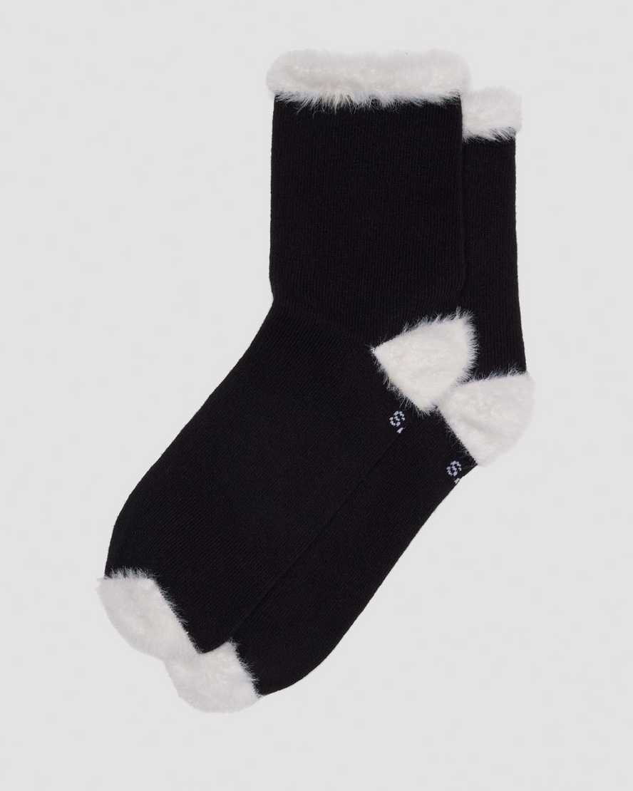 FAUX FUR ORGANIC COTTON BLEND SOCKS ORGANIC COTTON BLEND SOCKS