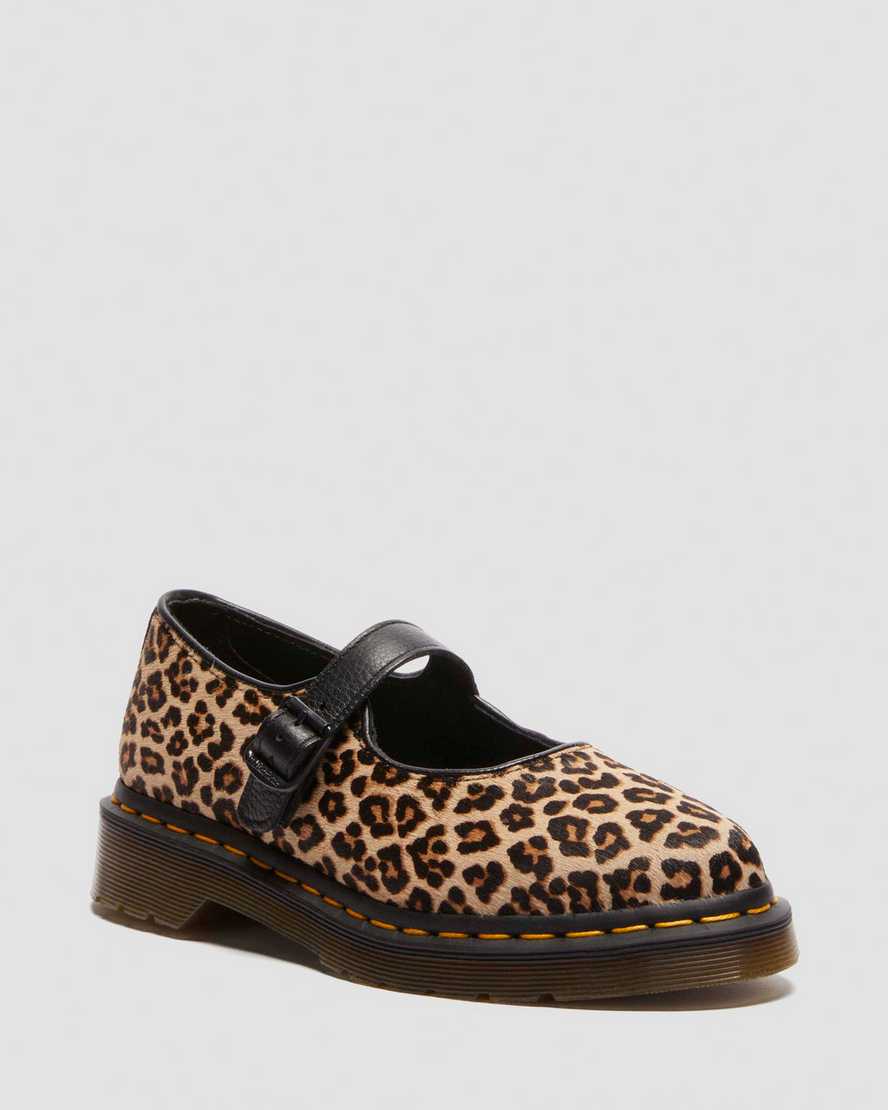 ELPHIE Leopard Mary Jane Shoes