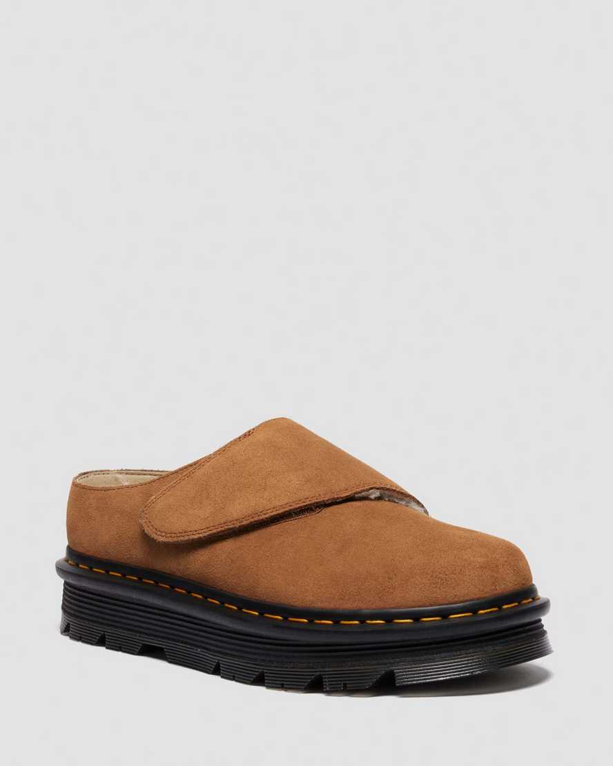 ZEBZAG ANYWAIR Warm Lined Suede Mules